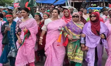ঠাকুরগাঁওয়ে জুলাই গণ-অভ্যুত্থানের বর্ষপূর্তিতে বিএনপির বর্ণাঢ্য বিজয় মিছিল