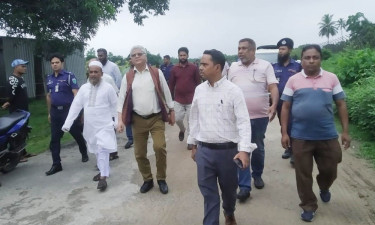 চাতলাপুর শুল্ক স্টেশন পরিদর্শনে ভারতের ডেপুটি হাইকমিশনার