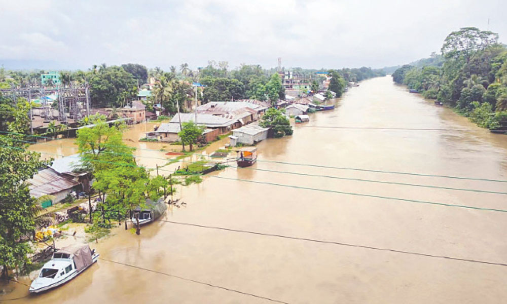 কাপ্তাই হ্রদের পানি বৃদ্ধি