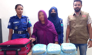 হবিগঞ্জে ৫ কেজি গাঁজাসহ নারী আটক