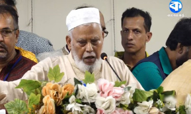 জাতীয় পার্টির কাউন্সিলে বক্তব্য রাখছেন নেতারা