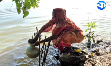 ২৪ বছর ধরে সুপেয় পানির সংকটে গুচ্ছগ্রামবাসী