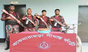 হবিগঞ্জে বিজিবির অভিযানে অর্ধকোটি টাকার অবৈধ মালামাল জব্দ