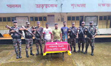 সুনামগঞ্জে বিজিবি টহল দলের ওপর হামলা, গ্রেপ্তার ৫