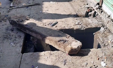 ড্রেনে গ্যাস জমে ভয়াবহ বিস্ফোরণ, আহত ৩