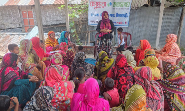 জলঢাকায় বসুন্ধরা শুভসংঘের আয়োজনে নারীদের আইনি সচেতনতা বৈঠক
