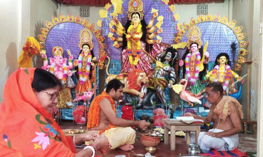 নালিতাবাড়ীতে হচ্ছে বাংলাদেশের দ্বিতীয় প্রাচীন দুর্গাপূজা