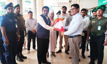 বেনাপোল স্থলবন্দর পরিদর্শন করলেন ভারতীয় ডেপুটি হাইকমিশনার
