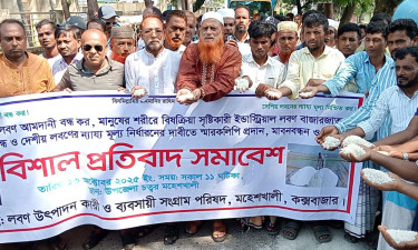 লবণ আমদানি বন্ধ চায় উৎপাদনকারীরা