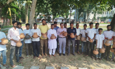 ক্ষেতলাল উপজেলা চত্বরে ব্যতিক্রমী উদ্যোগ ‘পাখি কলোনি’