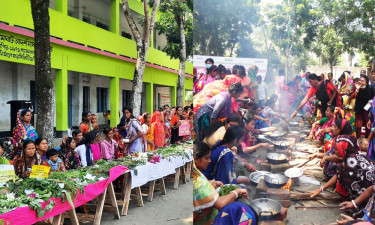 সাতক্ষীরায় শাকের মেলা ও রান্না প্রতিযোগিতা