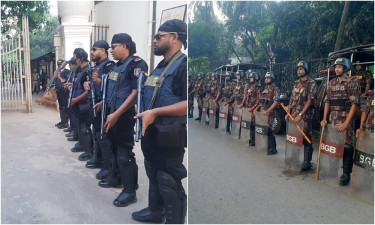 সেনা কর্মকর্তাদের হাজির উপলক্ষে ট্রাইব্যুনাল ঘিরে কড়া নিরাপত্তা