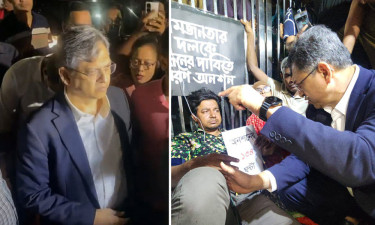 সালাহউদ্দিন আহমদের কথায় অনশন ভাঙলেন তারেক