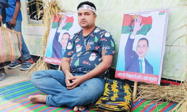 বিএনপির প্রার্থী ঘোষণার দাবিতে আমরণ অনশনে রিয়াজুল