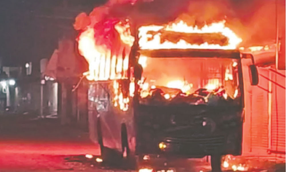 নাশকতার শঙ্কায় জনমনে আতঙ্ক