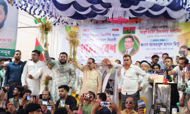 নরসিংদীর শিবপুরে আওয়ামী ফ্যাসিবাদবিরোধী গণসমাবেশ