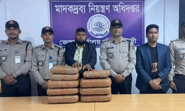 সৈয়দপুরে ২৬ কেজি গাঁজাসহ মাদক ব্যবসায়ী আটক