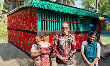 তারেক রহমানের পক্ষ থেকে নতুন ঘর পেল এক অসহায় পরিবার