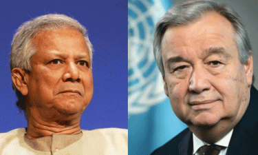 প্রধান উপদেষ্টাকে ফোন করে শোক জানালেন জাতিসংঘ মহাসচিব