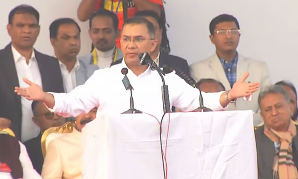 শহীদ ওসমান হাদীকে স্মরণ করে যা বললেন তারেক রহমান