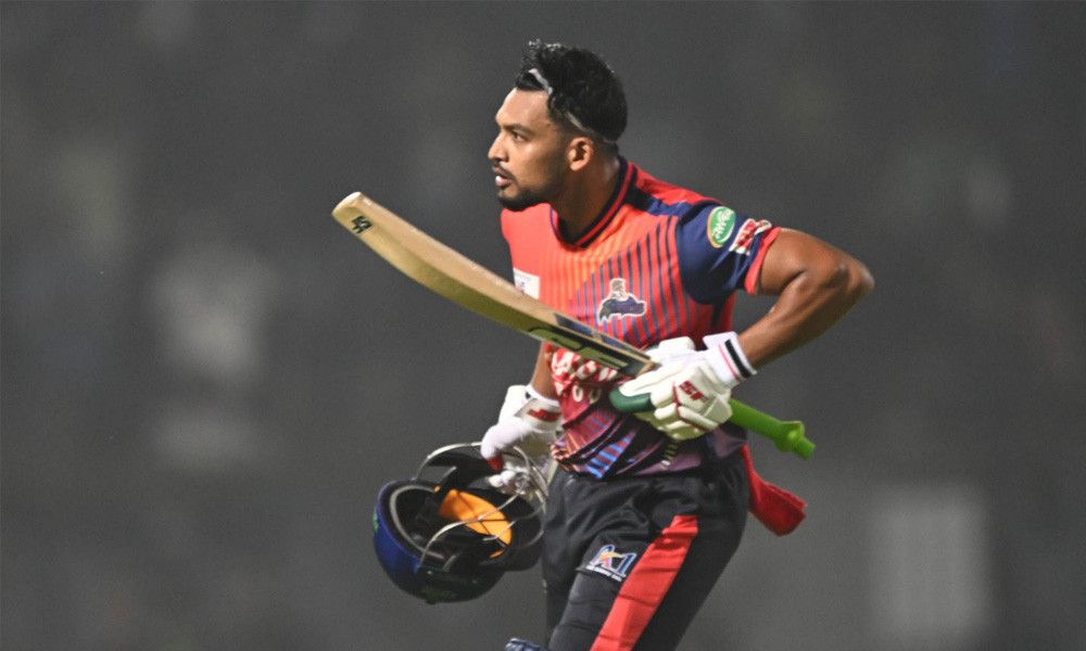 শান্তর সেঞ্চুরিতে সিলেটকে উড়িয়ে দিল রাজশাহী