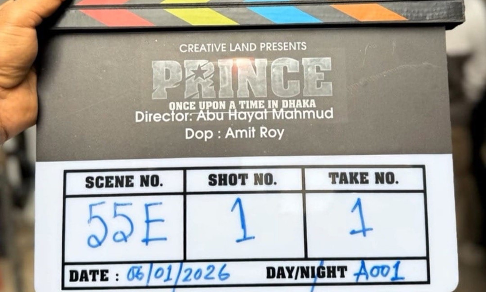 শাকিবের ‘প্রিন্স’র শুটিং শুরু হলো, মুক্তি পাবে ঈদে