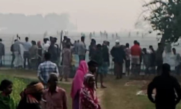 জমি চাষাবাদ নিয়ে ২ গ্রামের সংঘর্ষ, আহত ৮