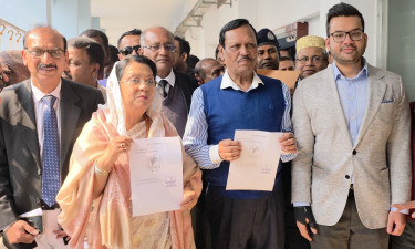 প্রতীক পেয়ে উন্নয়নের প্রতিশ্রুতি দিলেন জিন্নাহ কবির