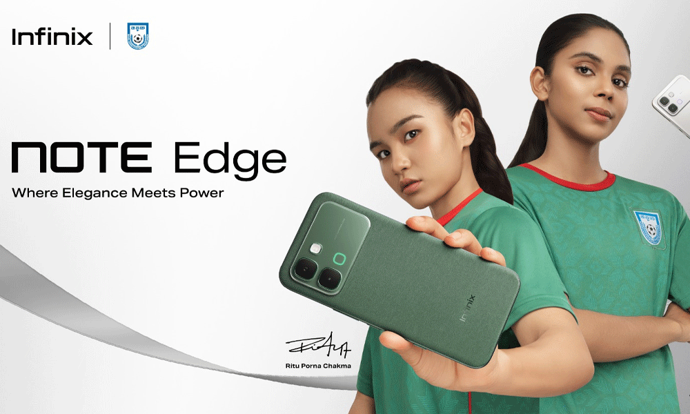 দেশে কার্ভড ডিসপ্লের ফাইভজি ‘নোট এজ’ স্মার্টফোন আনল ইনফিনিক্স