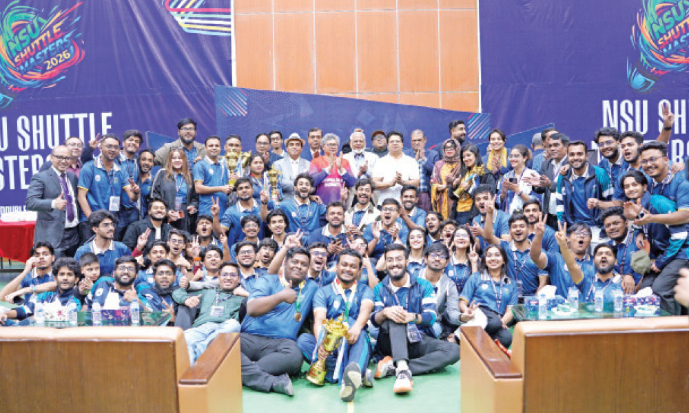 এনএসইউ ইনডোর ব্যাডমিন্টন টুর্নামেন্ট অনুষ্ঠিত