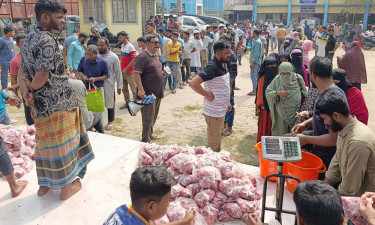 ৬৫০ টাকায় গরুর মাংস বিক্রি, ক্রেতাদের মুখে হাসি