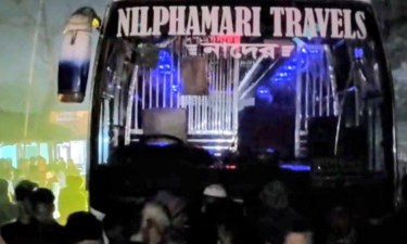 পঞ্চগড় বাস-মোটরসাইকেল সংঘর্ষে মা-মেয়ের মৃত্যু