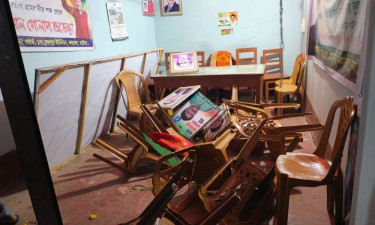 নাটোরে বিএনপির কার্যালয় ভাঙচুর