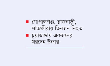নড়াইলে বাবা-ছেলেসহ চারজনকে কুপিয়ে হত্যা