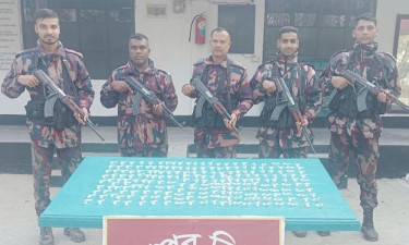 জীবননগর সীমান্তে ২২০ পিস ভারতীয় ডিএন কিট জব্দ