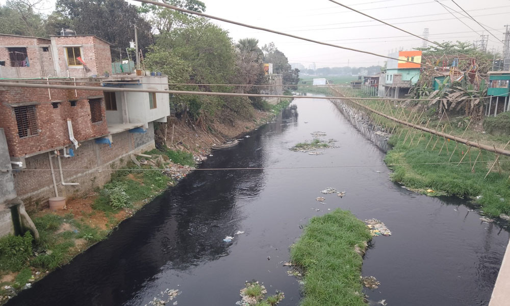 দখল-দূষণে মুমূর্ষু গাছা খাল