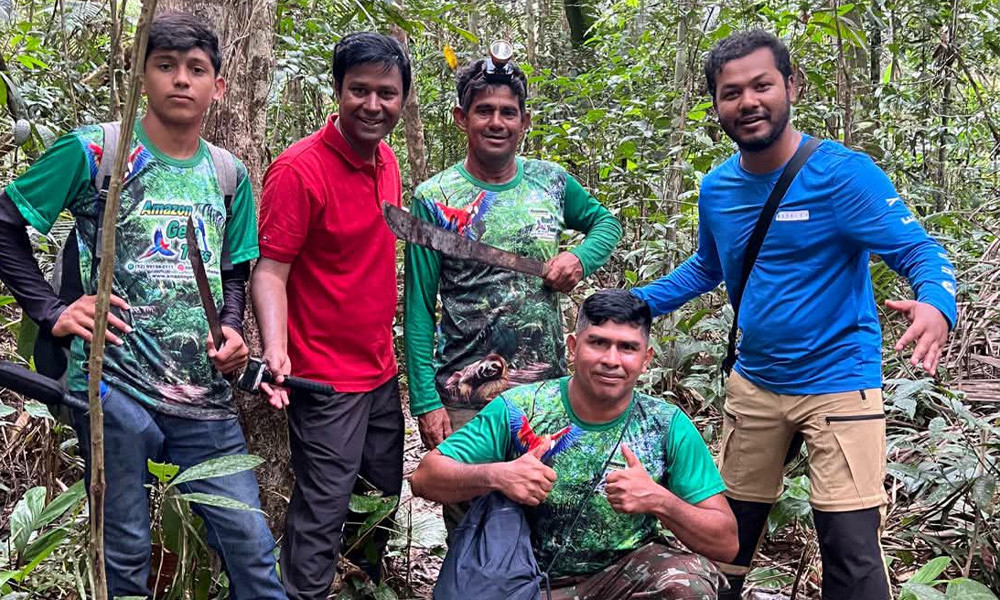 আমাজন জঙ্গলে বাংলাদেশি দুই অভিযাত্রী