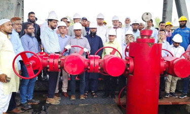 শ্রীকাইলে ৫ নম্বর কূপ উদ্বোধন, জাতীয় গ্রিডে প্রতিদিন যুক্ত হবে ৮ মিলিয়ন ঘনফুট গ্যাস