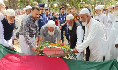 কালীগঞ্জে সড়ক দুর্ঘটনায় আহত বীর মুক্তিযোদ্ধার মৃত্যু