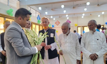 বীর মুক্তিযোদ্ধাদের চুনারুঘাট উপজেলা প্রশাসনের সংবর্ধনা