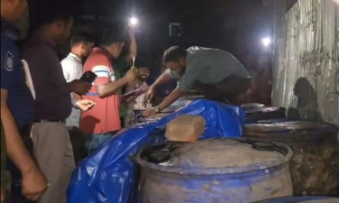 নাসিরনগরে ৫ হাজার লিটার জ্বালানি তেল জব্দ