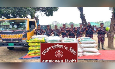 কলমাকান্দা সীমান্তে ট্রাকসহ ৩০ লাখ টাকার ভারতীয় পণ্য জব্দ