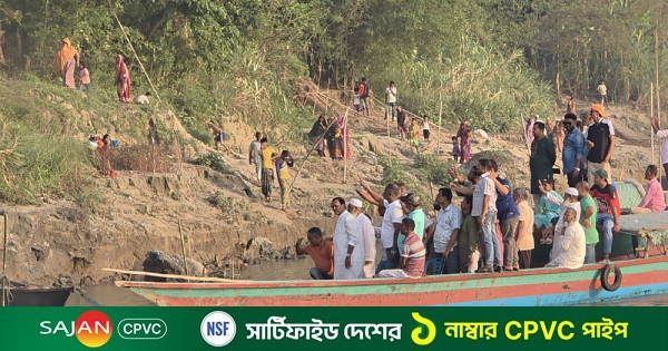 অসময়ে যমুনায় ভাঙন, ক্ষতিগ্রস্তদের পাশে এমপি জিন্নাহ কবির