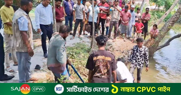 পুকুরের পানির নিচে মিলল ডিজেল