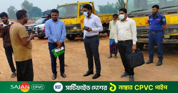 রায়গঞ্জে ভ্রাম্যমাণ আদালতের অভিযান, ২ অবৈধ ইটভাটাকে জরিমানা