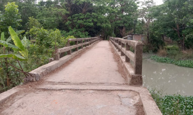 এক সেতুতে আট গ্রামের মানুষের দুর্ভোগ