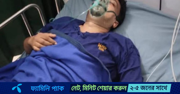 ফরিদপুর জেলা ছাত্রদল সভাপতির ম্যাসিভ হার্ট অ্যাটাক, হাসপাতালে ভর্তি