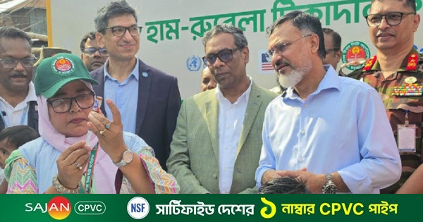 রাজধানীতে হাম-রুবেলা টিকাদান ক্যাম্পেইন উদ্বোধন