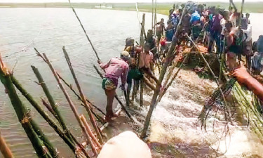 ‘উন্নয়নের বাঁধে’ সাত জেলার হাওরে জলাবদ্ধতা