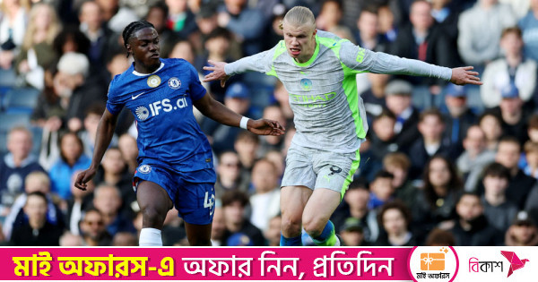 চেলসিকে হারিয়ে আর্সেনালের ঘাড়ে নিঃশ্বাস ফেলছে সিটি